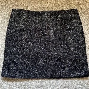 Topshop black mini skirt